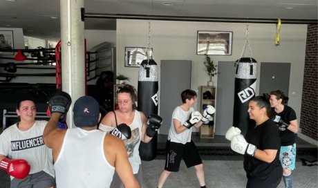 boxe entreprise femmes initiation découverte team-building cohésion